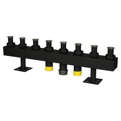 Коллектор для котельных на 4 контура с ВР 2"хНР 2" стальной в теплоизоляции (верх. патрубки) Stout SDG-0016-005004