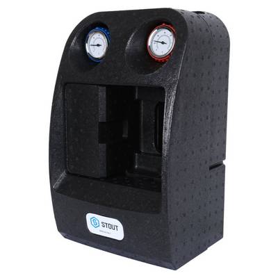 Насосная группа с теплообменником 34 пластины Ду25 в теплоизоляции (без насоса) Stout SDG-0038-342501