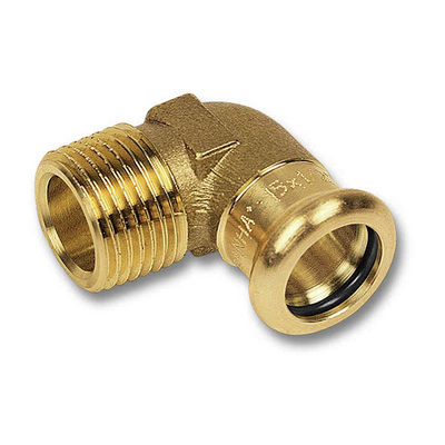 Угол комб. НАР 22х3/4" Медь пресс Sanha