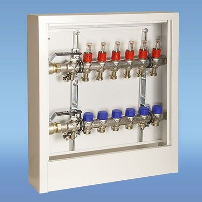 Коллекторный шкаф ШРВ-5 встроенный 13-16 выходов (575-665х110-170х965) Elsen RV5