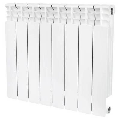 Радиатор отопления Stout Space 500 8 секций биметаллический секционный боковое подключение SRB-0310-050008