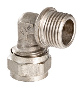 Угол комб. НАР 26х1" обжимной МП Valtec