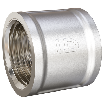 Муфта латунная внутренняя резьба никелированная LD Pride