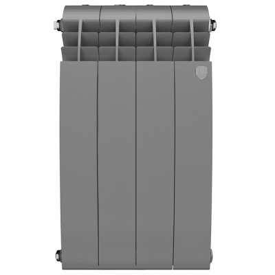 Радиаторы Royal Thermo BiLiner 500 Silver Satin биметаллический, серебристый боковое подключение