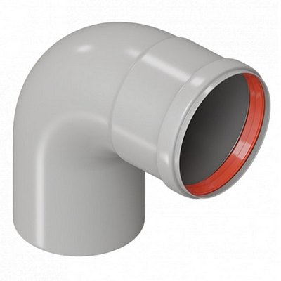 Отвод дымохода 90° Ø80 MF Royal Thermo RTF07.030