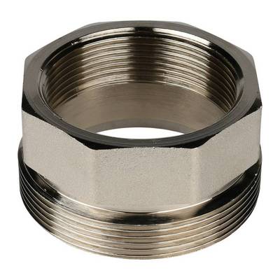 Американка латунная внутренняя/наружная резьба под конус с прокладкой O-ring никелированная Stout