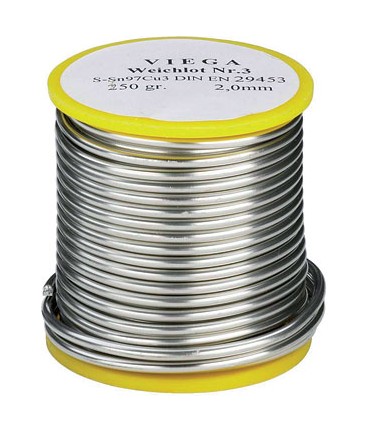 Припой МЯГКИЙ Sn97Cu3 250 г. Viega