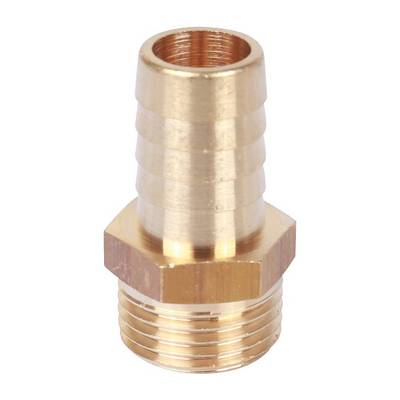 Штуцер латунный наружная резьба Stout