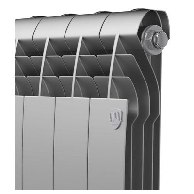 Радиаторы Royal Thermo BiLiner 500 Silver Satin биметаллический, серебристый боковое подключение