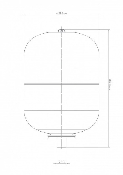 Бак расширительный для отопления Джилекс В 10 л. 7810
