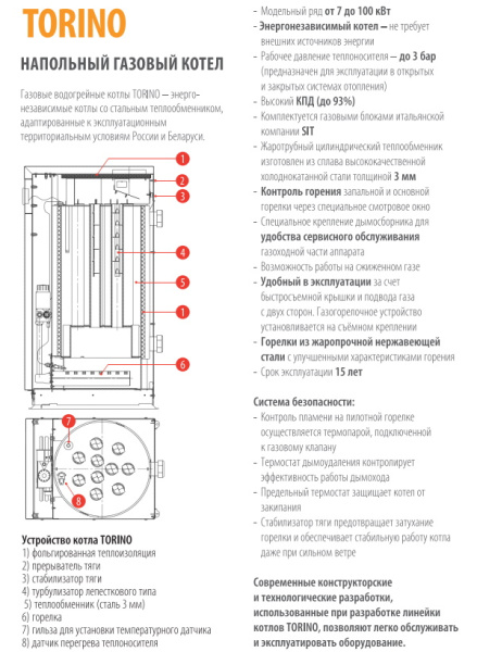 Котёл газовый Ferroli Torino 35 0QN011YA