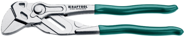 Клещи переставные-гаечный ключ 250 мм, макс. захват - 50 мм Kraftool Хром 22065