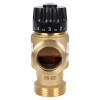 Клапан термостатический 30-65 °С KVs=3,5 м³/час с центральным смешением 11/4" НР Латунь Stout SVM-0125-356532