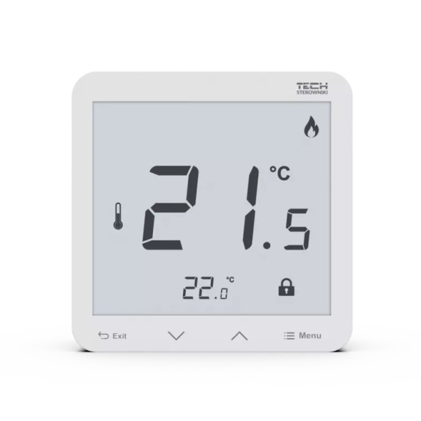 Терморегулятор беспроводной комнатный c датчиком влажности ST-R-8 PLUS Tech программируемый серия 4/8/9/X