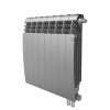 Радиаторы Royal Thermo BiLiner 500 Silver Satin VR биметаллические, серебристые нижнее правое подключение