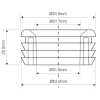 Манжета 50х32 мм для канализации McAlpine FLEXCONN-5032