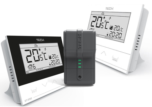 Терморегулятор беспроводной двухпозиционный ST-292v2 программируемый Tech серия 5/10