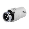 Головка термостатическая (термоголовка) M30x1,5 жидкостная Белый Royal Thermo RTO 08.01