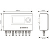 Контроллер отопления Euroster 12М погодозависимый для управления трёхходовым клапаном