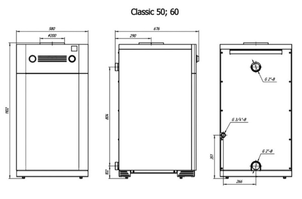 Котёл газовый Лемакс Classic-60 179839