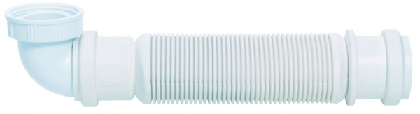 Сифон для раковины сухой 11/4"х32 без выпуска, гофрированный угловой Wirquin 31560002