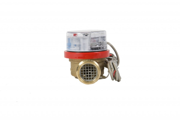 Счётчик для горячей и холодной воды 3/4" 130 мм со сгонами Декаст ВСКМ-20 02-20-243