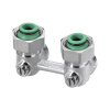 Узел нижнего подключения радиатора угловой 3/4"BPx3/4"HP латунь Simplex Standart Line тип Е2/50, F10017