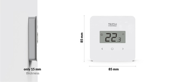 Терморегулятор проводной двухпозиционный программируемый  ST-R-12b Tech серия X/12