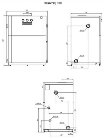 Котёл газовый Лемакс Classic-90 179843