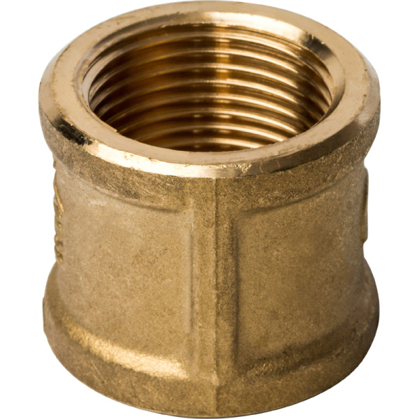Муфта латунная внутренняя резьба Stout
