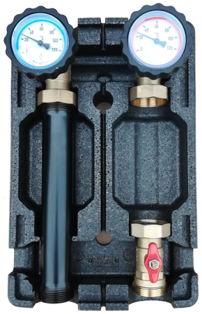 Насосная группа Ду25 с прямым контуром без смесителя, без насоса FlowTherm FSi125