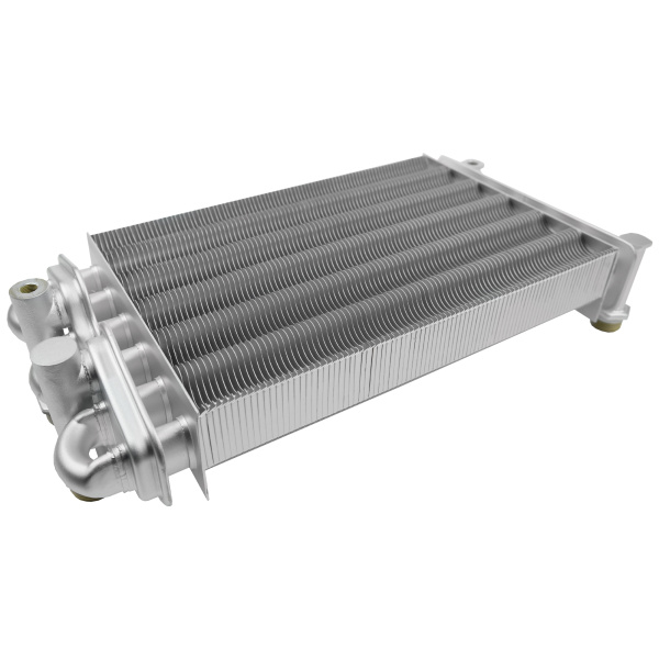 Теплообменник битермический для котлов Ariston, Neva lux, Biasi, Electrolux (998619)