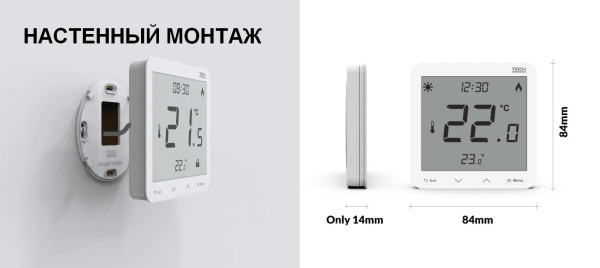 Терморегулятор Tech (Тех) R-10S PLUS (чёрный)