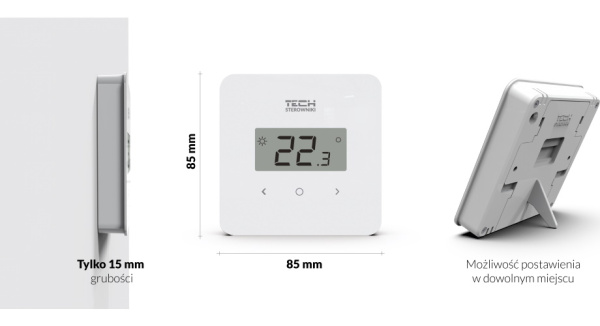 Терморегулятор беспроводной двухпозиционный R-8B PLUS программируемый Tech серия 4/8/9/X