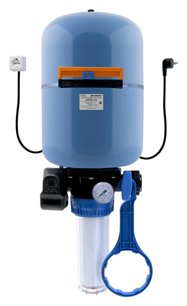 Комплект для водоснабжения КРАБ-24 (бак, реле, фильтр) Джилекс