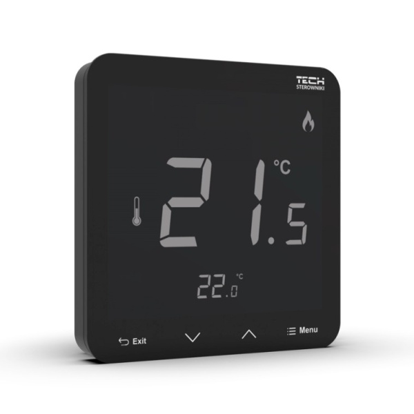 Терморегулятор беспроводной комнатный c датчиком влажности ST-R-8 PLUS Tech программируемый серия 4/8/9/X