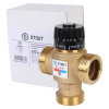 Клапан термостатический 30-65 °С KVs=3,5 м³/час с центральным смешением 11/4" НР Латунь Stout SVM-0125-356532