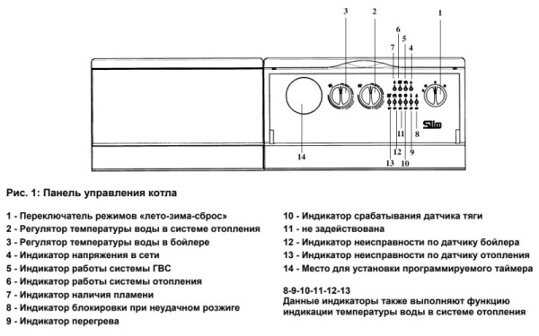 Котёл газовый Baxi Slim 2.300 Fi WSB43730301-