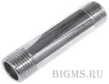 Бочонок латунный наружная резьба никелированный Valtec