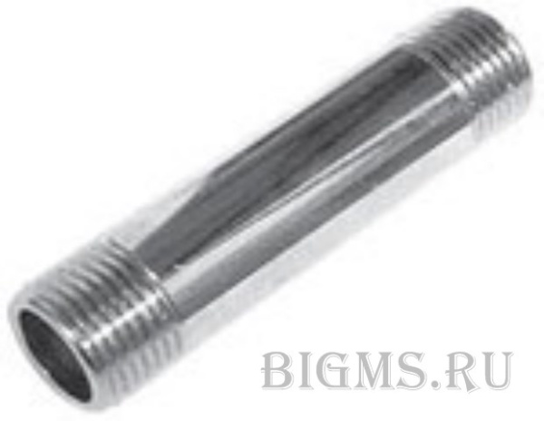 Бочонок латунный наружная резьба никелированный Valtec