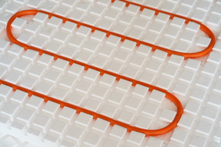 Мат для тёплого водяного пола с бобышками Тепол S=1 м2 без покрытия