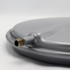 Расширительный бак 6 л с переходником 3/8" для котлов Vaillant, круглый серый (0020020019, 181061, 181057, 2406800), ET-ROU-6L-G3/8/181061P