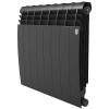 Радиаторы Royal Thermo BiLiner 500 Noir Sable биметаллические, чёрные боковое подключение
