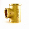 Тройник латунный переходной с внутренней резьбой Vieir