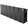 Радиатор отопления Royal Thermo PianoForte 200 Noir Sable (Чёрный) 10 секций биметаллический боковое подключение НС-1346001