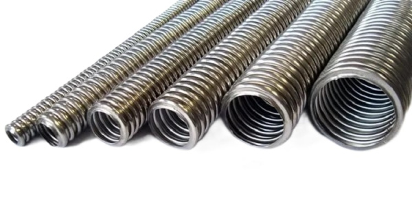 Труба гофрированная из нержавеющей стали Lavita неотожжённая(цена за 1м)